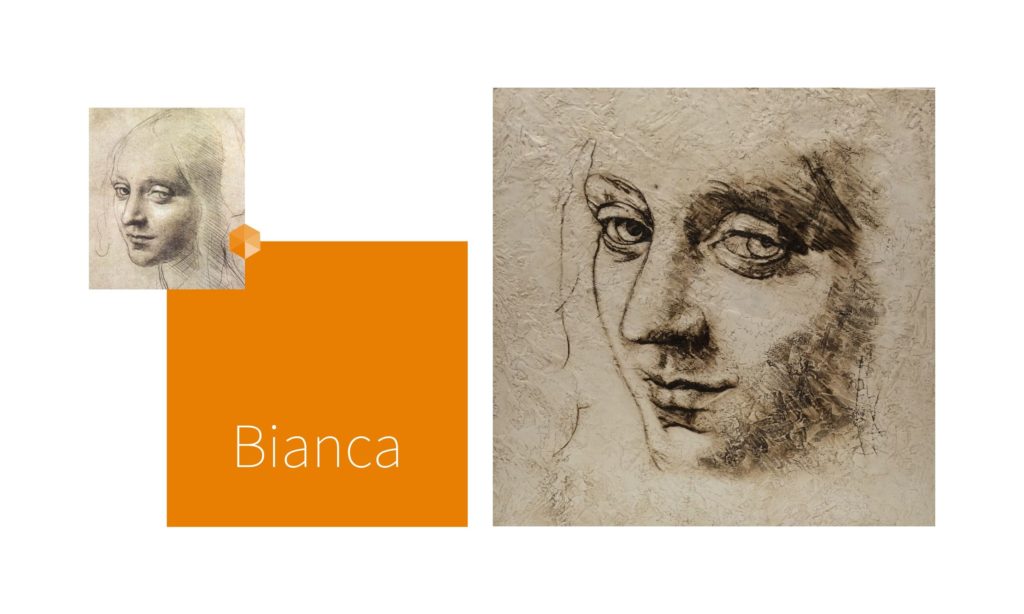 BIANCA | por C.J.Ruiz
Recreación de CABEZA DE ÁNGEL, de Leonardo Da Vinci
Colección VIDAS y sus Relatos Cortos
Nunproject.com