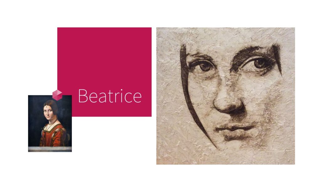 BEATRICE | por C.J.Ruiz
Recreación de La Bella Ferronière de Leonardo Da Vinci
Colección VIDAS y sus Relatos Cortos
Nunproject.com